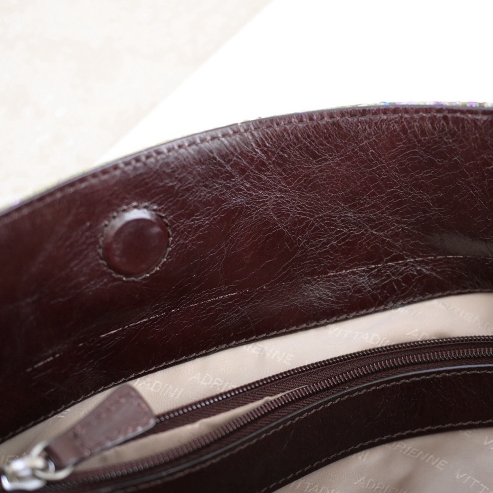 Python Snake Printed Adrienne Vittadini Purse Wit… - image 8